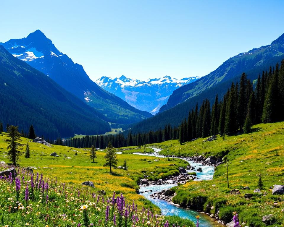 Berglandschaften im Kootenay-Nationalpark