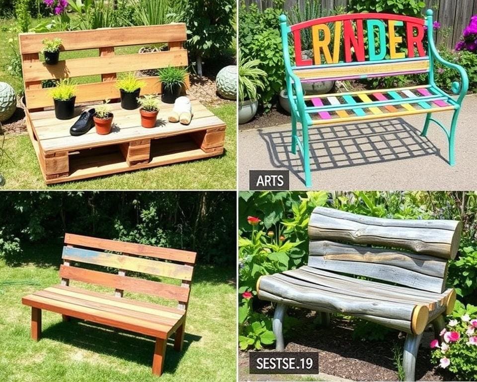 DIY-Gartenbänke aus Recyclingmaterialien: Kreativ und nachhaltig