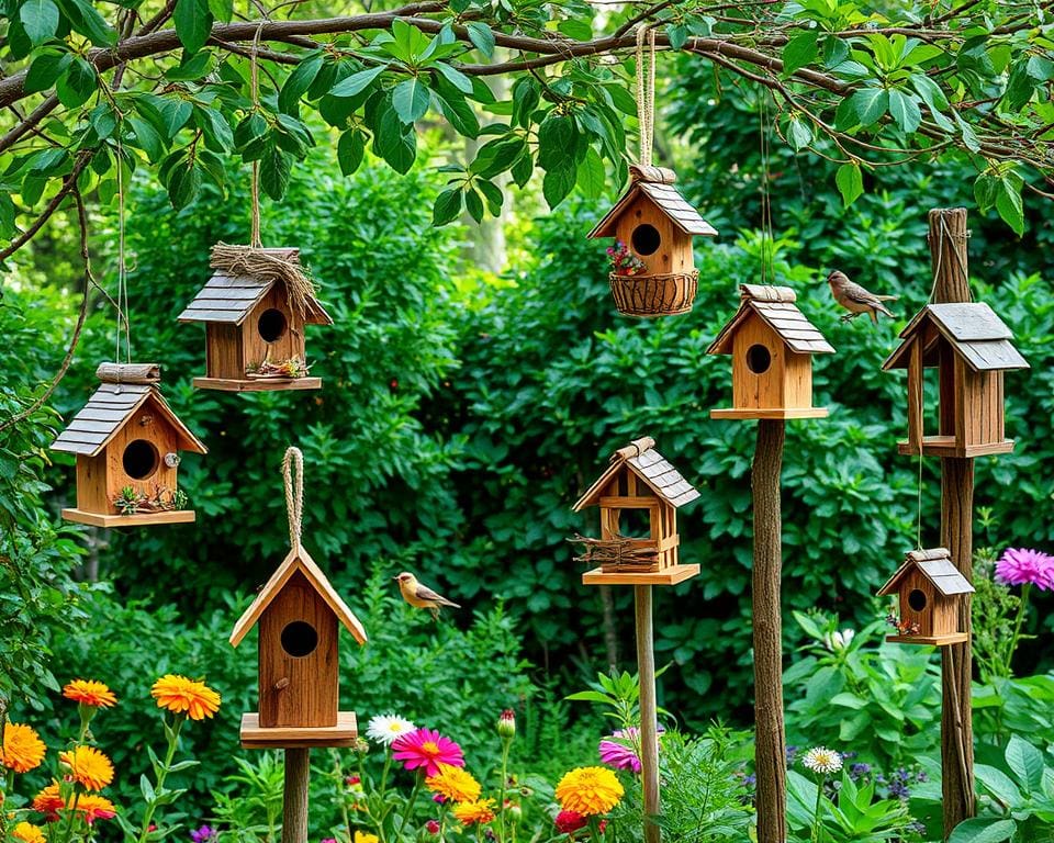 DIY-Vogelhäuser aus Naturmaterialien: Einladend und nützlich