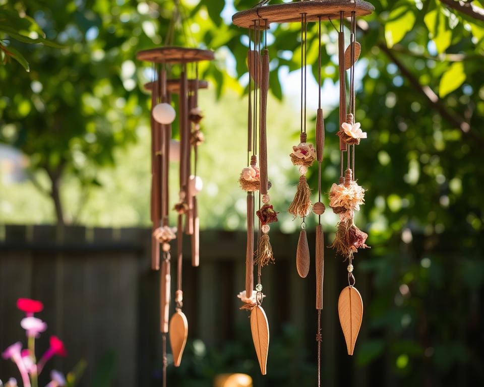 DIY-Windspiele aus Naturmaterialien: Klangvolle Dekoration für den Garten