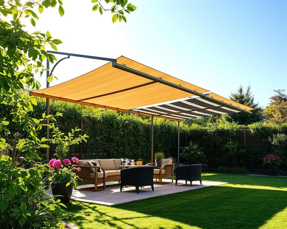 Freistehende Sonnendächer: Mobil und flexibel für Terrasse und Garten