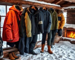 Funktionelle Outdoor-Bekleidung für den Winter