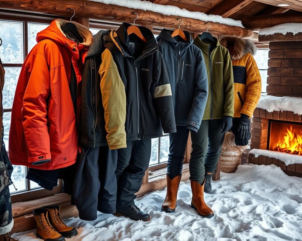 Funktionelle Outdoor-Bekleidung für den Winter