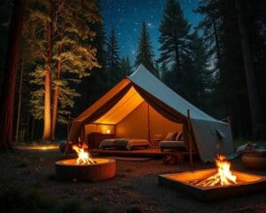 Glamping in der Wildnis: Luxus trifft Natur