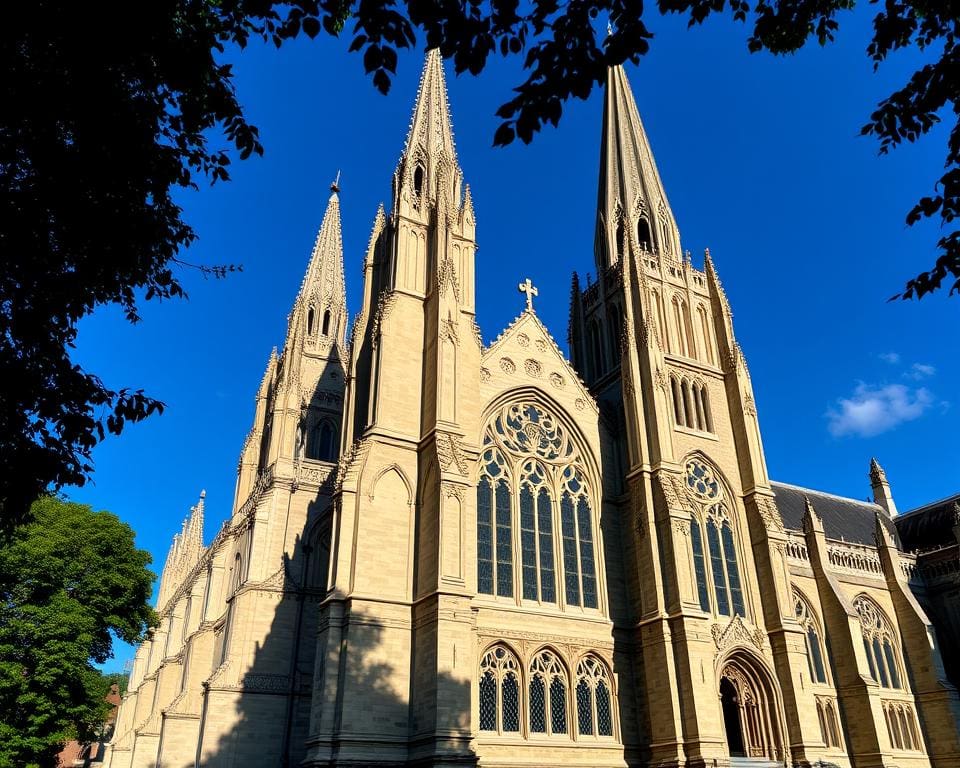 Gotische Kathedralen in Exeter, England