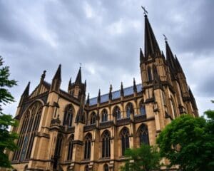 Gotische Kathedralen in Gloucester, England