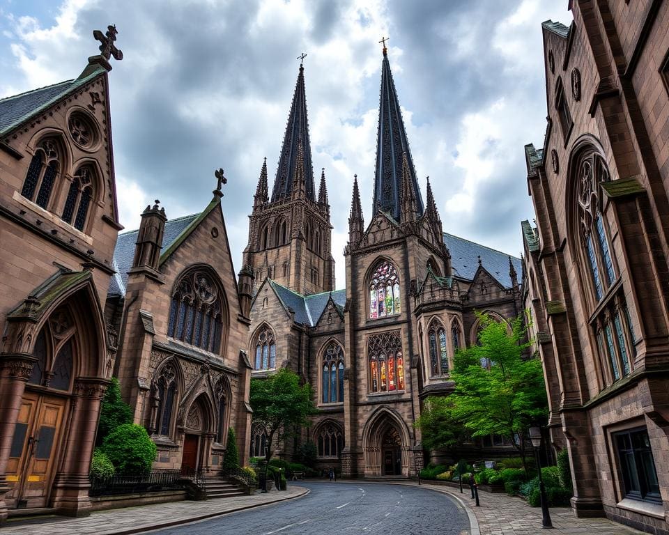 Gotische Kirchen in Aberdeen, Schottland