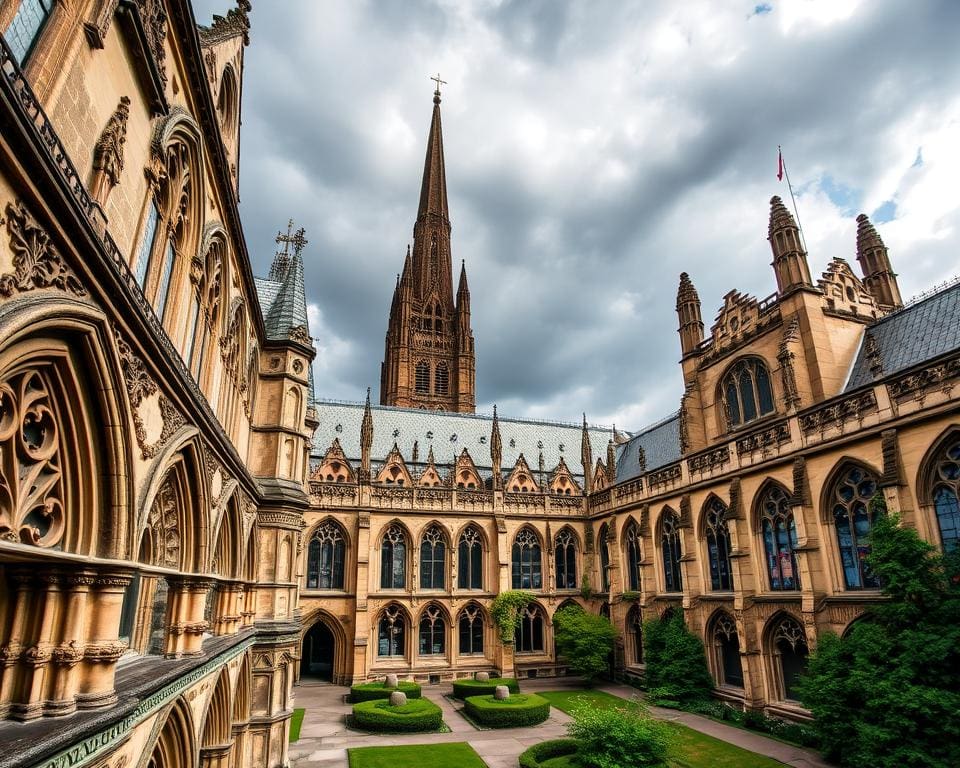 Gotische Kirchen in Canterbury, England