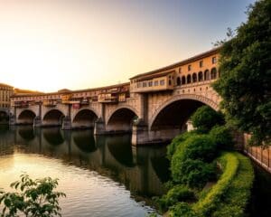 Historische Brücken in Florenz, Italien