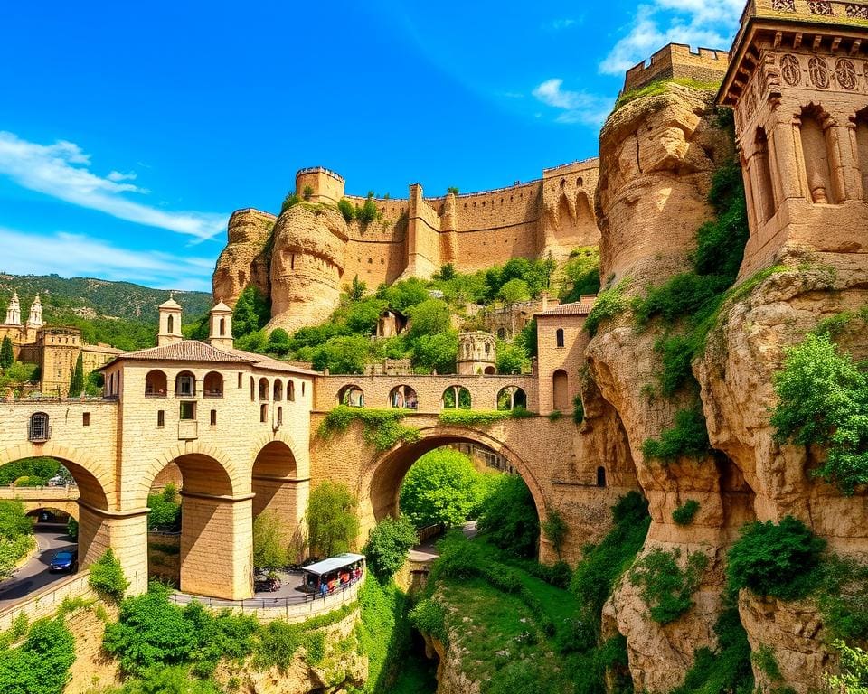 Historische Brücken in Ronda, Spanien