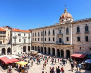 Historische Plätze in Split, Kroatien