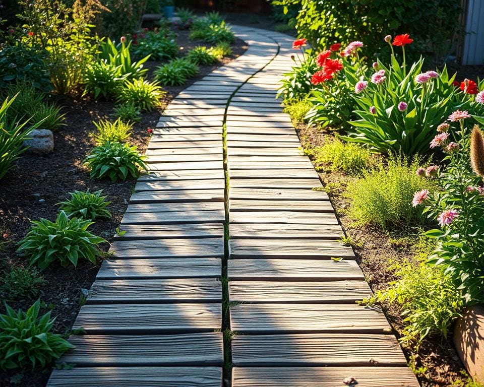 Holzpflaster für rustikale Gartenwege: Praktisch und stilvoll