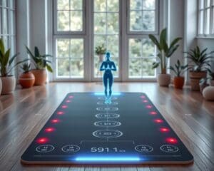 Intelligente Yogamatten mit Haltungsanalyse