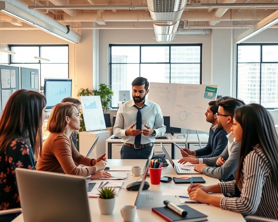 Kommunikationsberater in der Teamarbeit