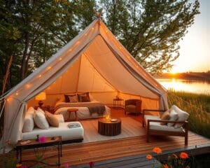 Luxuriöses Glamping: Camping neu definiert