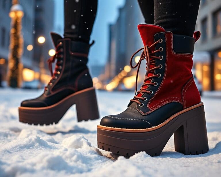 Plateau-Boots: Der Höhepunkt modischer Winterstiefel