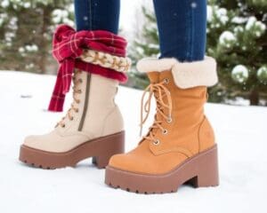 Plateau-Boots: Mutiger Look für die Wintersaison