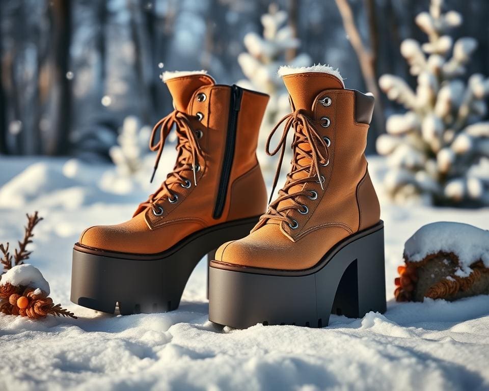 Plateau-Boots in der Wintersaison