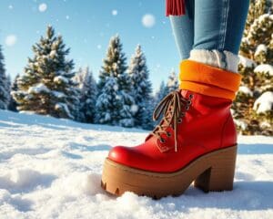 Plateau-Stiefel: Stilvoll und mutig durch die Wintersaison