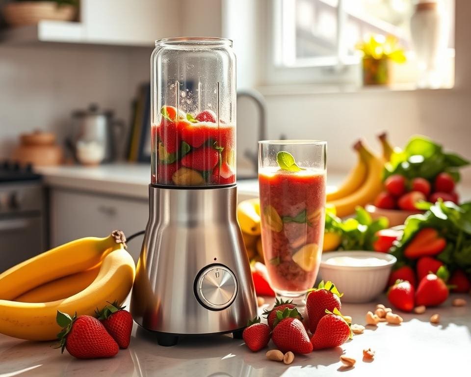 Schnelle Smoothies mit kabellosem Mixer