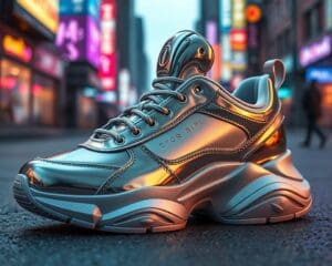 Sneaker in Metallic: Glänzende Trends für 2024