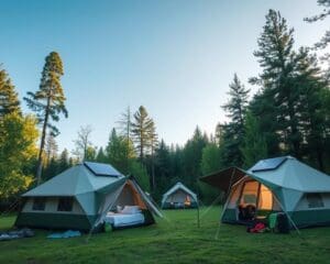 Solarbetriebene Zelte: Energie beim Camping