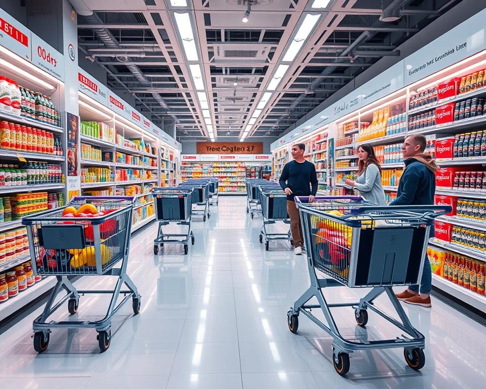 Technologie im Supermarkt