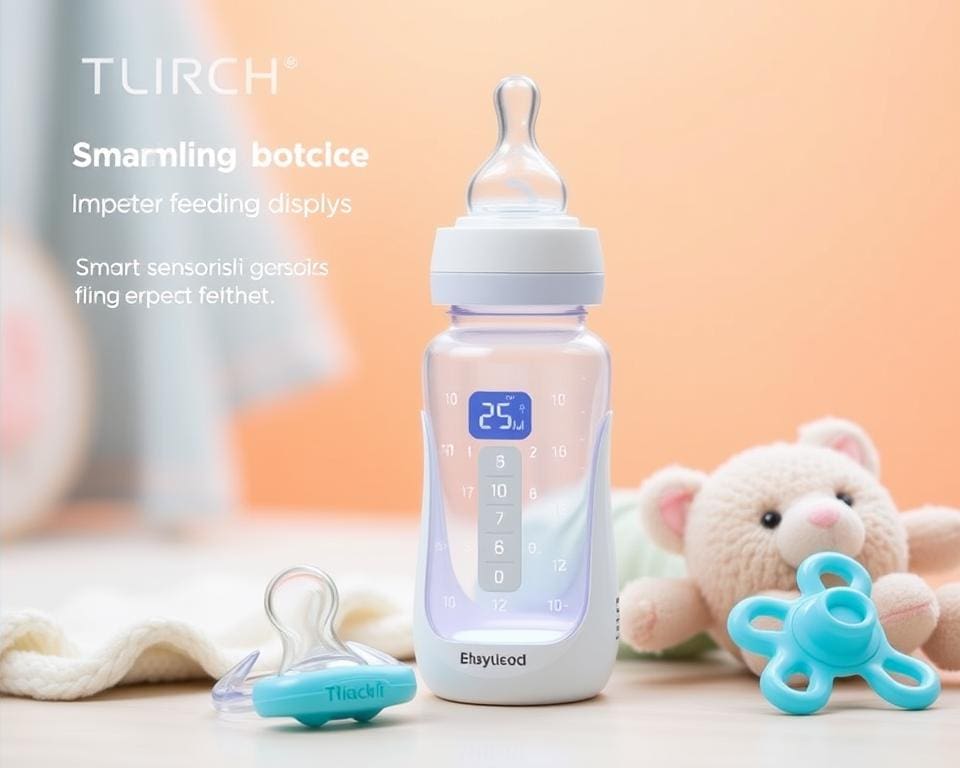 smarte Babyflaschen mit Fütterungsanalyse