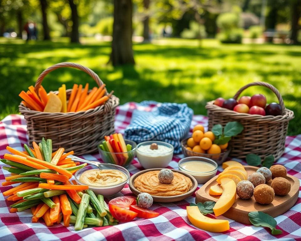 vegane Snacks für unterwegs