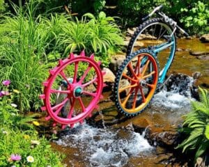 DIY-Wasserräder aus alten Fahrradrädern: Kreative Recyclingprojekte