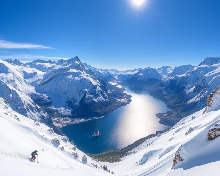 Die Magie der Lyngen Alpen: Skitouren und Segelspaß