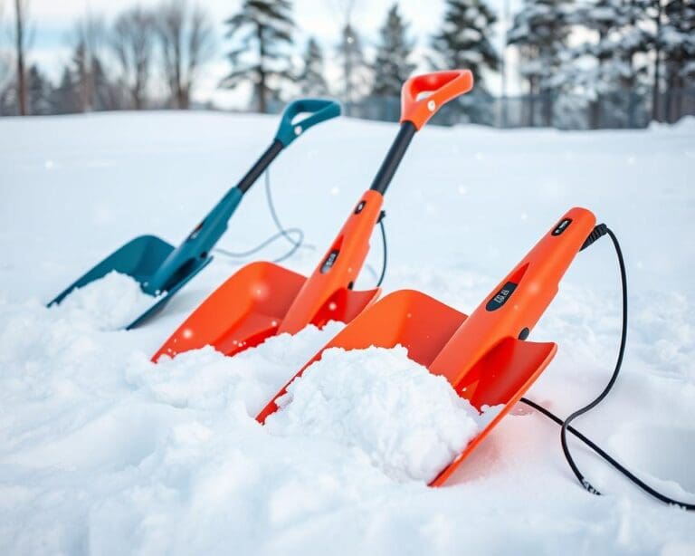 Elektrische Schneeschaufeln für den Winter