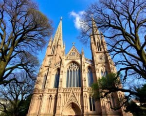 Gotische Kathedralen in Exeter, England