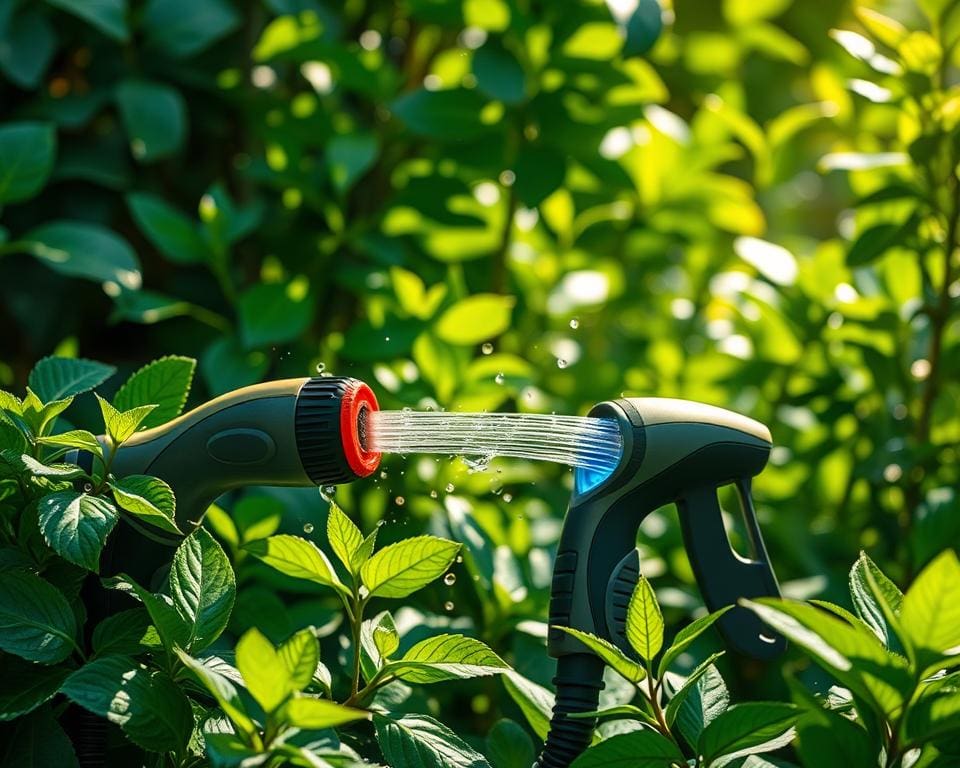 Intelligente Gartenschläuche mit Wassersensor