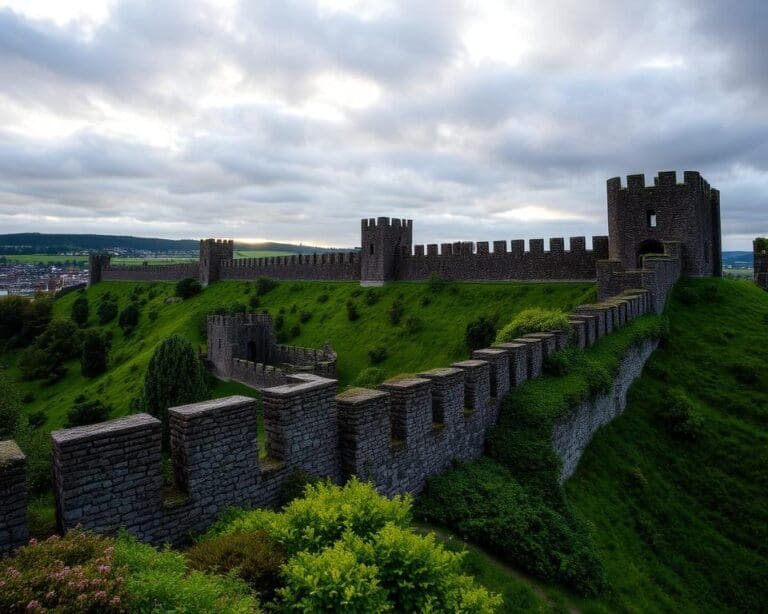 Mittelalterliche Mauern in Derry, Nordirland