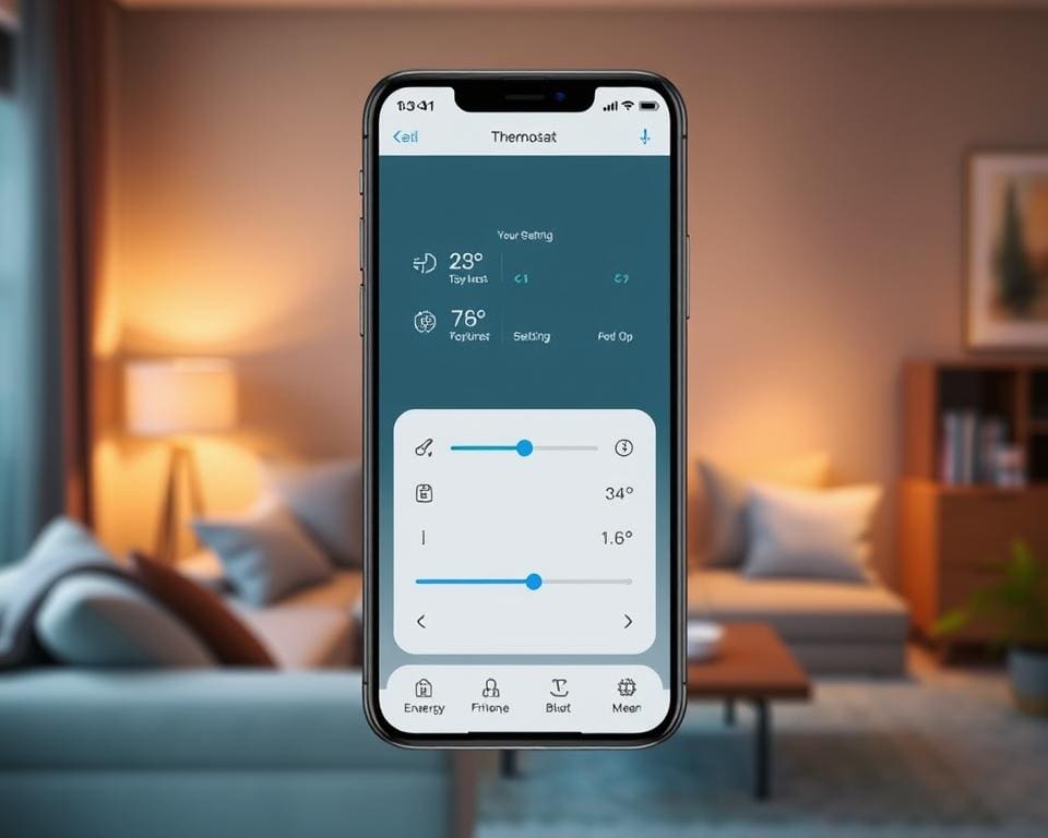 Mobile App für Raumthermostate