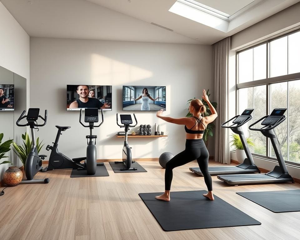 Smartes Fitnessstudio für Zuhause