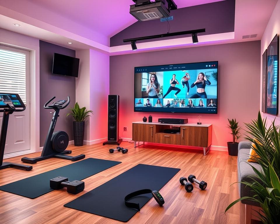 Virtuelle Fitnessstudios und Zugang zu Online Fitnesskursen