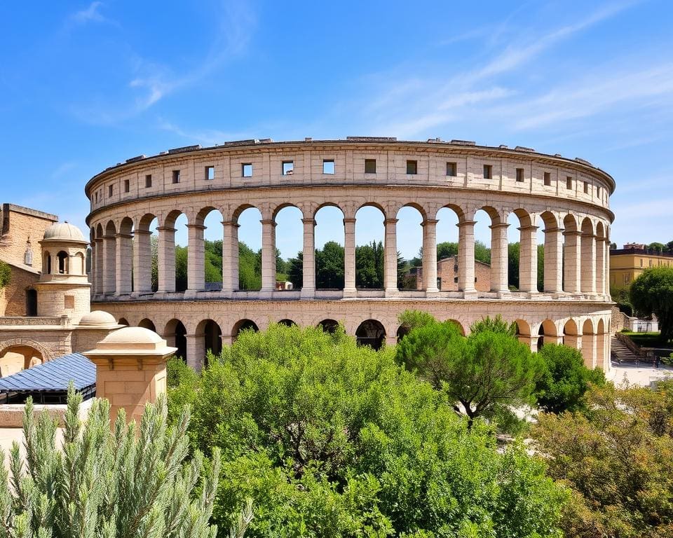 historische Plätze in Nîmes