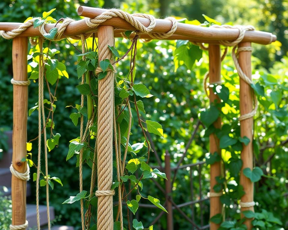 DIY Rankgitter für den Garten