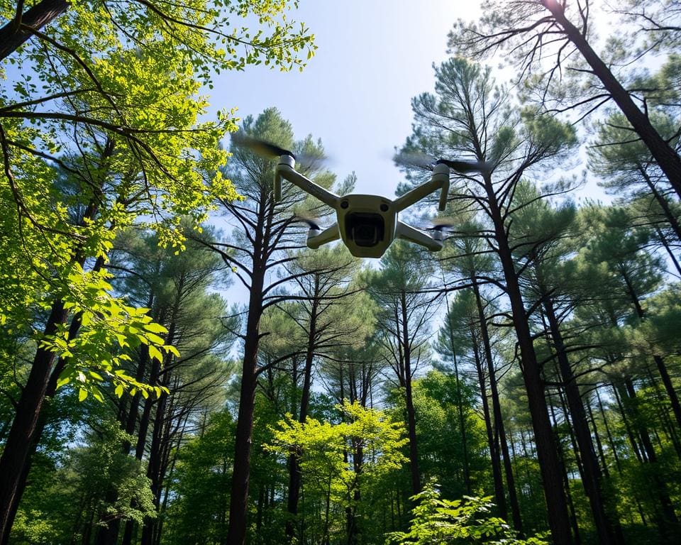 Effizienz von Drohnen in der Waldüberwachung