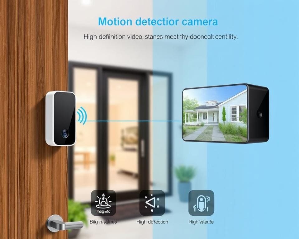Smarte Türkamera mit Bewegungserkennung und HD-Video