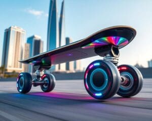 Smartes Skateboard mit Motorunterstützung