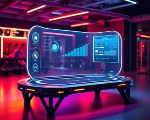 Smartes Trampolin mit Fitnessanalyse