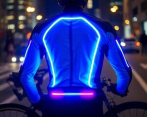 Intelligente Fahrradjacken mit LED-Beleuchtung