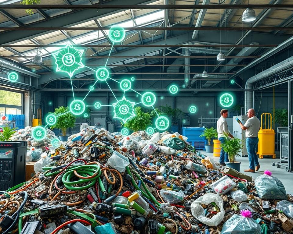 Kann Blockchain die Recyclingbranche effizienter machen?