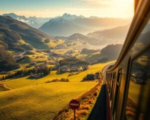 Welche Zugstrecken in der Schweiz bieten Panoramablicke?