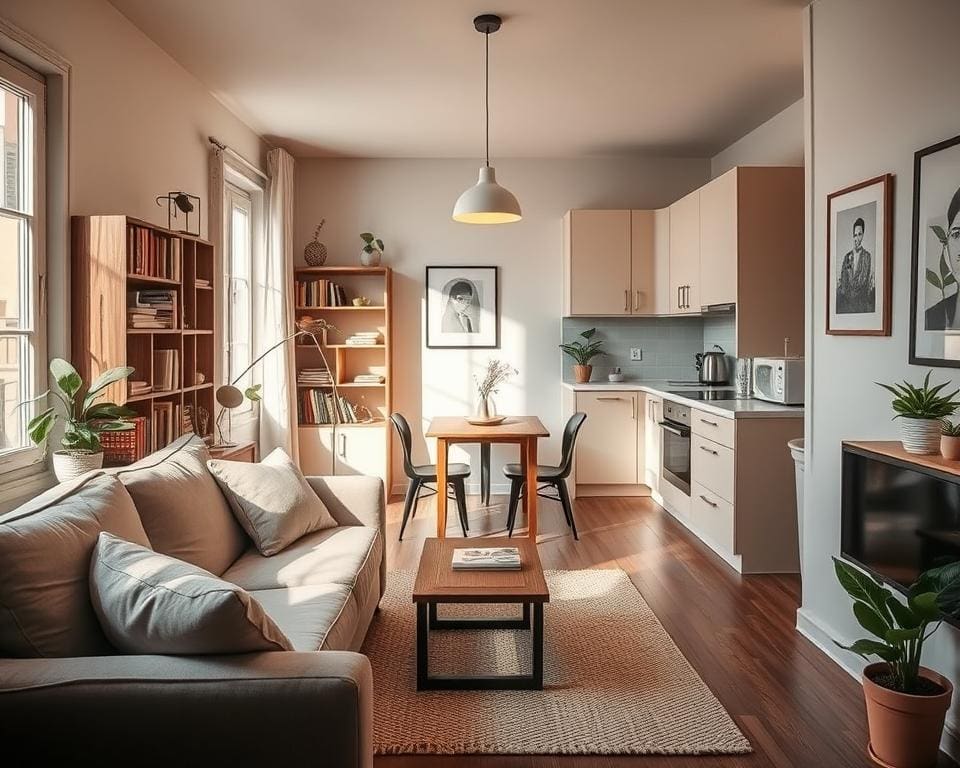 Gemütlich wohnen trotz wenig Platz