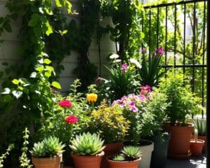 Terrassen und Balkone begrünen