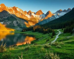 Wie finde ich Ruhe und Erholung in den Alpen?